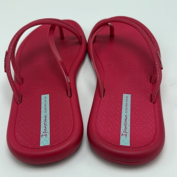 Ipanema pink flip flops size 8 - Picture 3 of 5